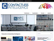 Tablet Screenshot of contactlessintelligence.com